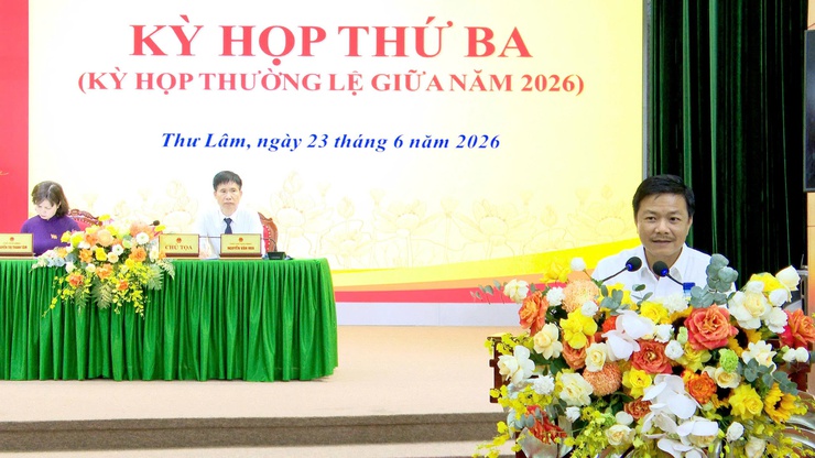 HĐND XÃ THƯ LÂM KHÓA II, NHIỆM KỲ 2026 – 2031 TỔ CHỨC KỲ HỌP THỨ BA ( KỲ HỌP THƯỜNG LỆ GIỮA NĂM 2026) - Ảnh 10.