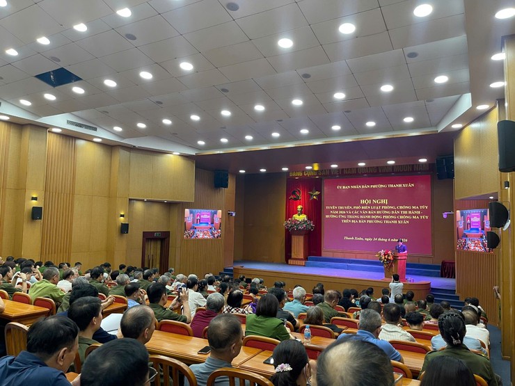 Phường Thanh Xuân: Chung tay xây dựng địa bàn không ma túy- Ảnh 1.