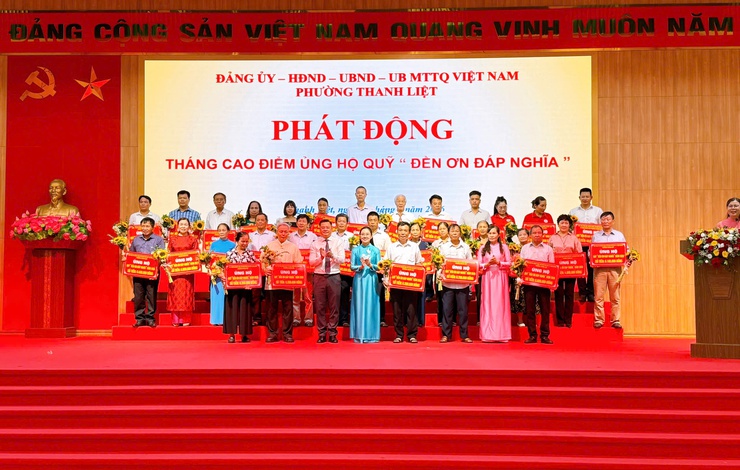 Phường Thanh Liệt phát động Tháng cao điểm ủng hộ Quỹ “Đền ơn đáp nghĩa” năm 2026- Ảnh 7.