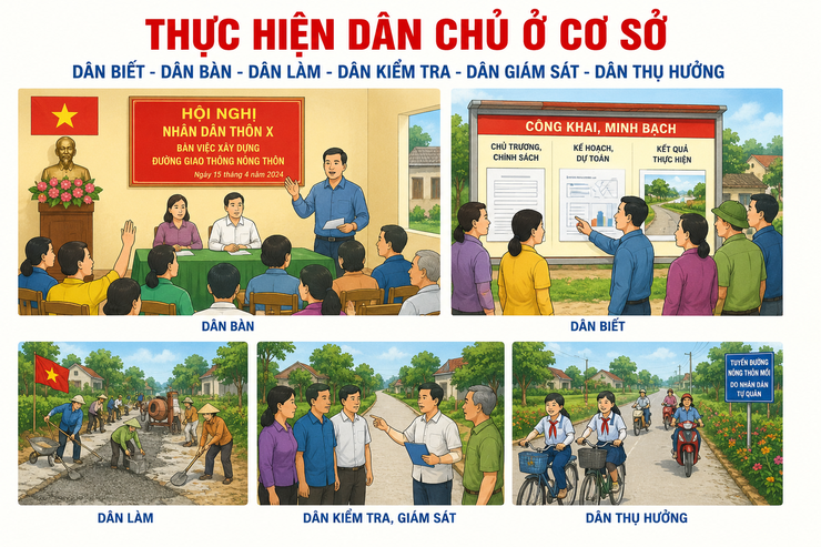 Quyết định ban hành Quy chế thực hiện dân chủ ở xã Ô Diên- Ảnh 1.