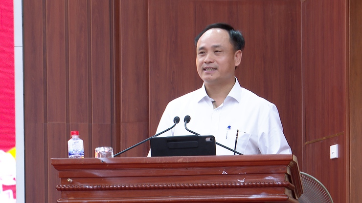 Hội nghị tổng kết Hội thi Báo cáo viên, Tuyên truyền viên giỏi; tổng kết, trao giải Cuộc thi chính luận về bảo vệ nền tảng tư tưởng của Đảng lần thứ sáu, năm 2026 và triển khai Đề án sắp xếp chi bộ thôn thuộc Đảng bộ- Ảnh 13.