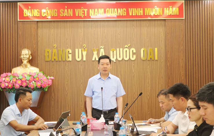 Quốc Oai quyết liệt tháo gỡ vướng mắc, đẩy nhanh giải phóng mặt bằng và giải ngân vốn đầu tư công- Ảnh 6.