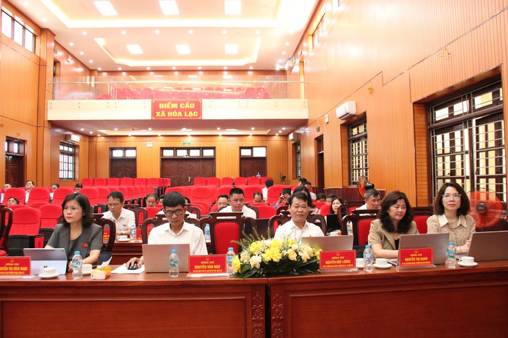 HĐND xã Hòa Lạc khai mạc Kỳ họp thứ Hai, quyết nghị nhiều nội dung quan trọng cho giai đoạn phát triển mới- Ảnh 3.