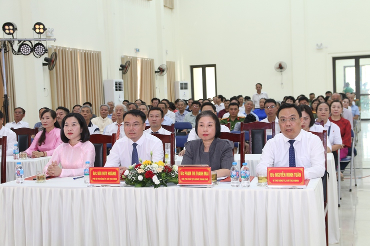 Phường Thanh Liệt sơ kết 1 năm vận hành chính quyền địa phương 2 cấp và tổng kết Cuộc thi chính luận về bảo vệ nền tảng tư tưởng của Đảng lần thứ I năm 2026- Ảnh 1.