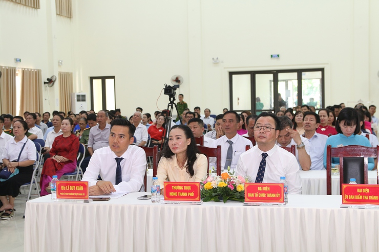 Phường Thanh Liệt sơ kết 1 năm vận hành chính quyền địa phương 2 cấp và tổng kết Cuộc thi chính luận về bảo vệ nền tảng tư tưởng của Đảng lần thứ I năm 2026- Ảnh 2.