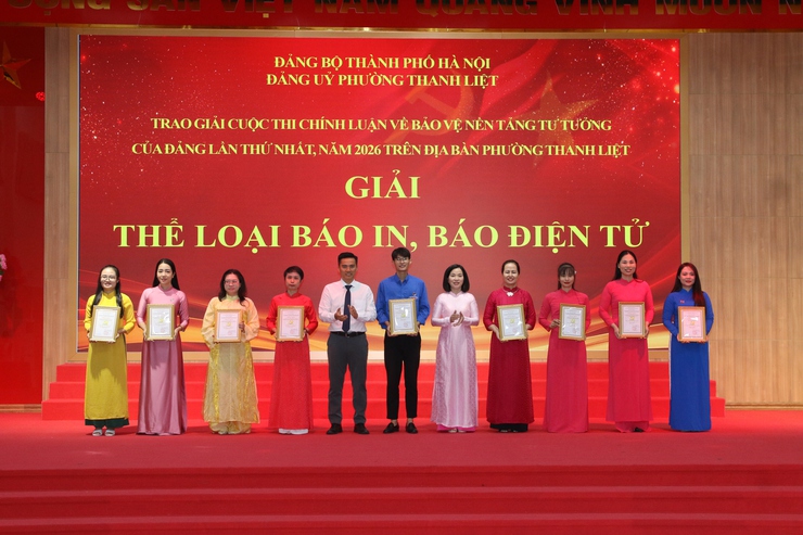 Phường Thanh Liệt sơ kết 1 năm vận hành chính quyền địa phương 2 cấp và tổng kết Cuộc thi chính luận về bảo vệ nền tảng tư tưởng của Đảng lần thứ I năm 2026- Ảnh 23.