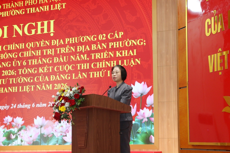Phường Thanh Liệt sơ kết 1 năm vận hành chính quyền địa phương 2 cấp và tổng kết Cuộc thi chính luận về bảo vệ nền tảng tư tưởng của Đảng lần thứ I năm 2026- Ảnh 11.