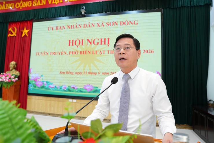Sơn Đồng tổ chức tuyên truyền Luật thủ đô năm 2026- Ảnh 4.