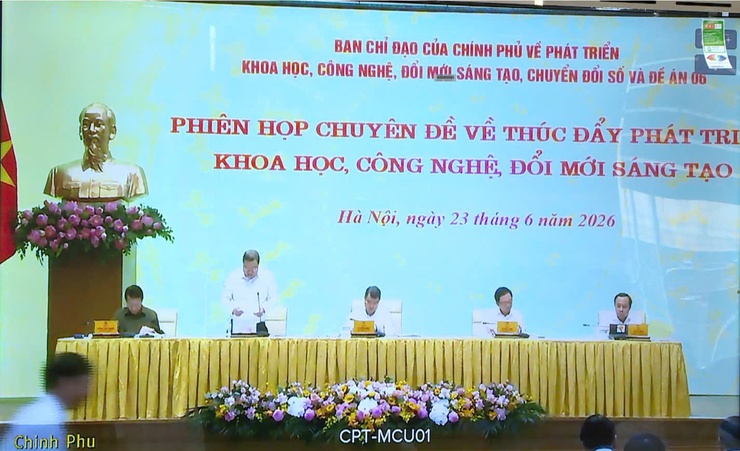 Phiên họp chuyên đề Ban Chỉ đạo của Chính phủ về phát triển khoa học, công nghệ, đổi mới sáng tạo, chuyển đổi số và Đề án 06- Ảnh 2.