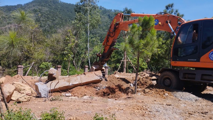 XÃ KIM ANH TỔ CHỨC CƯỠNG CHẾ CÔNG TRÌNH VI PHẠM TẠI THÔN LÂM TRƯỜNG  VÀ THÔN PHÚ NINH- Ảnh 5.