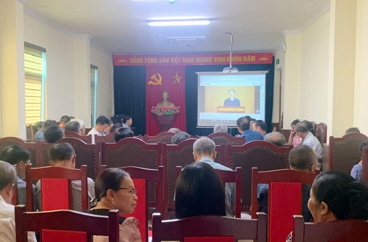 Mặt trận Tổ quốc phường Chương Mỹ tham gia học tập, quán triệt Nghị quyết Đại hội đại biểu toàn quốc MTTQ Việt Nam lần thứ XI- Ảnh 1.