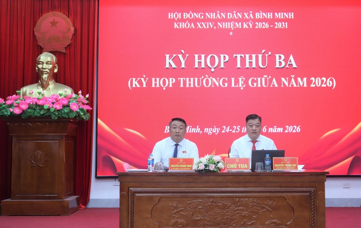 KỲ HỌP GIỮA NĂM 2026 HĐND XÃ BÌNH MINH: QUYẾT NGHỊ NHIỀU NỘI DUNG QUAN TRỌNG VÌ SỰ PHÁT TRIỂN BỀN VỮNG.- Ảnh 1.