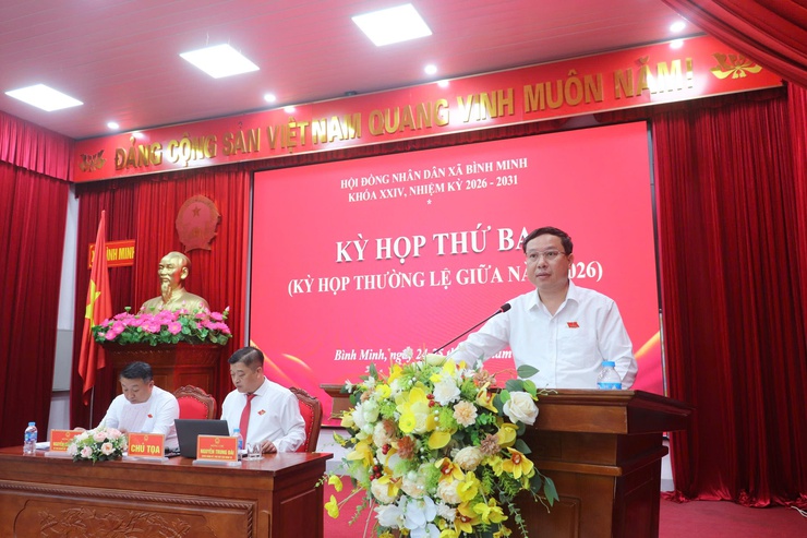 KỲ HỌP GIỮA NĂM 2026 HĐND XÃ BÌNH MINH: QUYẾT NGHỊ NHIỀU NỘI DUNG QUAN TRỌNG VÌ SỰ PHÁT TRIỂN BỀN VỮNG.- Ảnh 7.