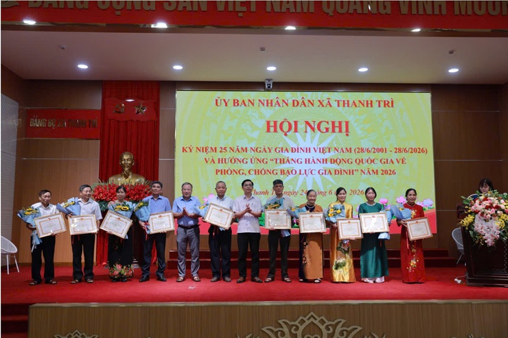 XÃ THANH TRÌ TỔ CHỨC KỶ NIỆM 25 NĂM NGÀY GIA ĐÌNH VIỆT NAM VÀ HƯỞNG ỨNG THÁNG HÀNH ĐỘNG QUỐC GIA VỀ PHÒNG, CHỐNG BẠO LỰC GIA ĐÌNH NĂM 2026- Ảnh 6.