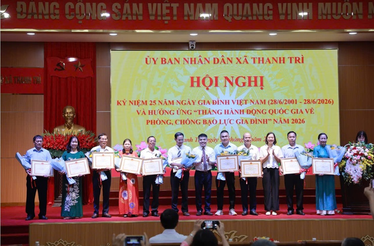 XÃ THANH TRÌ TỔ CHỨC KỶ NIỆM 25 NĂM NGÀY GIA ĐÌNH VIỆT NAM VÀ HƯỞNG ỨNG THÁNG HÀNH ĐỘNG QUỐC GIA VỀ PHÒNG, CHỐNG BẠO LỰC GIA ĐÌNH NĂM 2026- Ảnh 7.