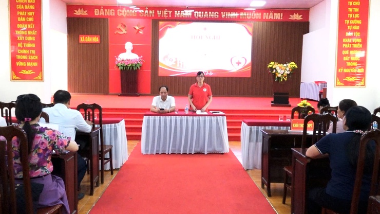 HỘI NGHỊ BAN CHẤP HÀNH HỘI CHỮ THẬP ĐỎ XÃ DÂN HÒA MỞ RỘNG ĐÁNH GIÁ CÔNG TÁC 6 THÁNG ĐẦU NĂM VÀ TRIỂN KHAI NHIỆM VỤ 6 THÁNG CUỐI NĂM 2026- Ảnh 6.