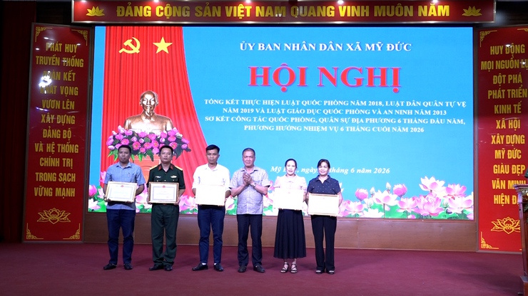 Xã Mỹ Đức triển khai công tác quân sự, quốc phòng địa phương 6 tháng cuối năm 2026- Ảnh 7.