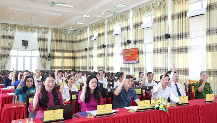 Hội đồng nhân dân xã Phú Nghĩa tổ chức Kỳ họp chuyên đề về sắp xếp thôn trên địa bàn xã- Ảnh 2.