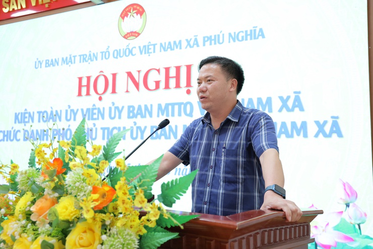 Ủy ban MTTQ Việt Nam xã Phú Nghĩa kiện toàn Ủy viên và chức danh Phó Chủ tịch Ủy ban MTTQ Việt Nam xã nhiệm kỳ 2025 - 2030- Ảnh 5.