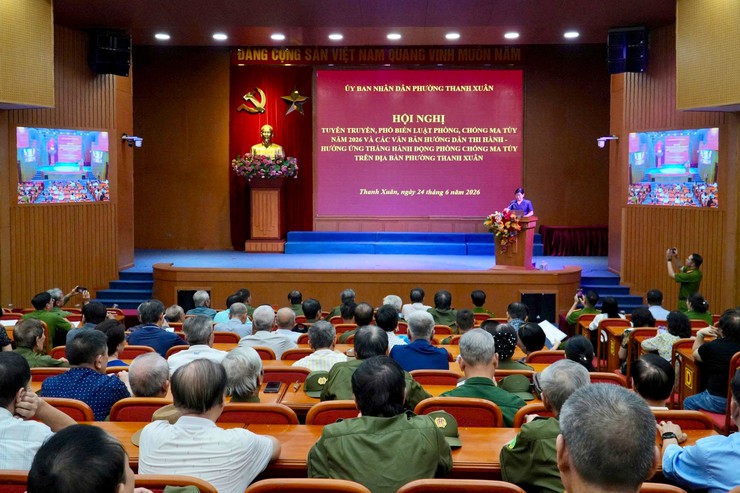 Phường Thanh Xuân: Chung tay xây dựng địa bàn không ma túy- Ảnh 1.