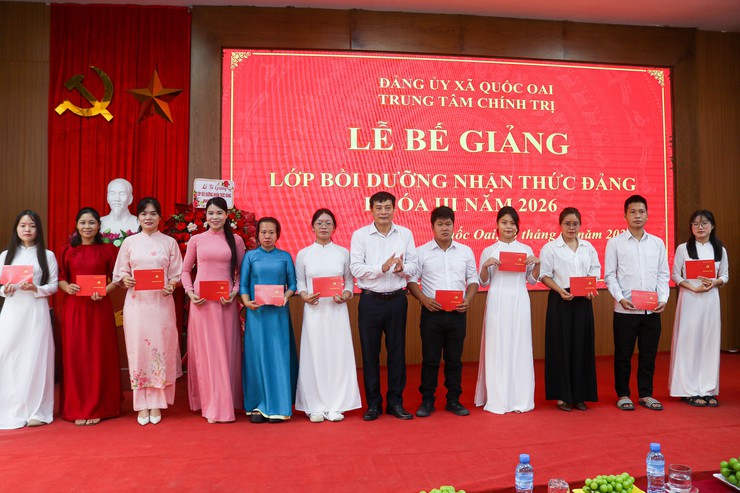 154 học viên được cấp chứng chỉ hoàn thành chương trình Bồi dưỡng nhận thức về Đảng khóa III năm 2026- Ảnh 11.