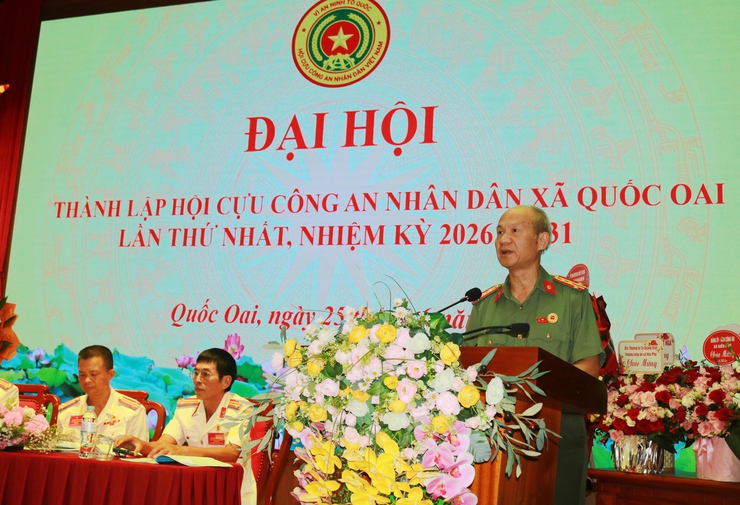 ĐẠI HỘI THÀNH LẬP HỘI CỰU CÔNG AN NHÂN DÂN XÃ QUỐC OAI LẦN THỨ NHẤT, NHIỆM KỲ 2026 – 2031- Ảnh 17.