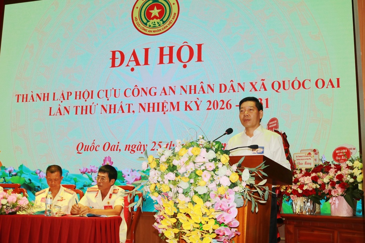 ĐẠI HỘI THÀNH LẬP HỘI CỰU CÔNG AN NHÂN DÂN XÃ QUỐC OAI LẦN THỨ NHẤT, NHIỆM KỲ 2026 – 2031- Ảnh 18.