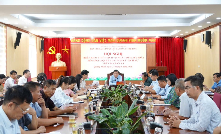 QUANG MINH ĐẨY NHANH TIẾN ĐỘ GIẢI QUYẾT ĐẤT DÂN CƯ DỊCH VỤ, TỔ CHỨC CHIẾN DỊCH 20 NGÀY TỔNG RÀ SOÁT HỒ SƠ- Ảnh 3.