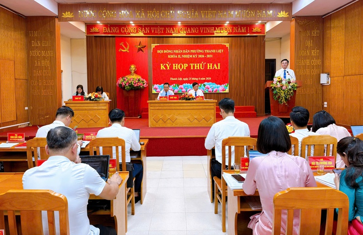 Kỳ họp thứ Hai HĐND phường Thanh Liệt khóa II thông qua nhiều nghị quyết quan trọng- Ảnh 4.