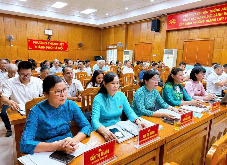 Kỳ họp thứ Hai HĐND phường Thanh Liệt khóa II thông qua nhiều nghị quyết quan trọng- Ảnh 3.