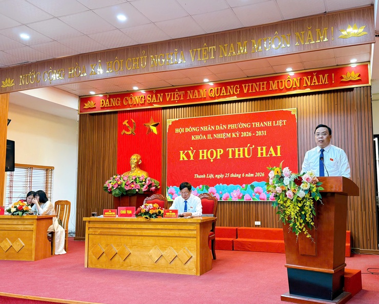 Kỳ họp thứ Hai HĐND phường Thanh Liệt khóa II thông qua nhiều nghị quyết quan trọng- Ảnh 12.