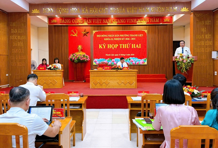 Kỳ họp thứ Hai HĐND phường Thanh Liệt khóa II thông qua nhiều nghị quyết quan trọng- Ảnh 13.