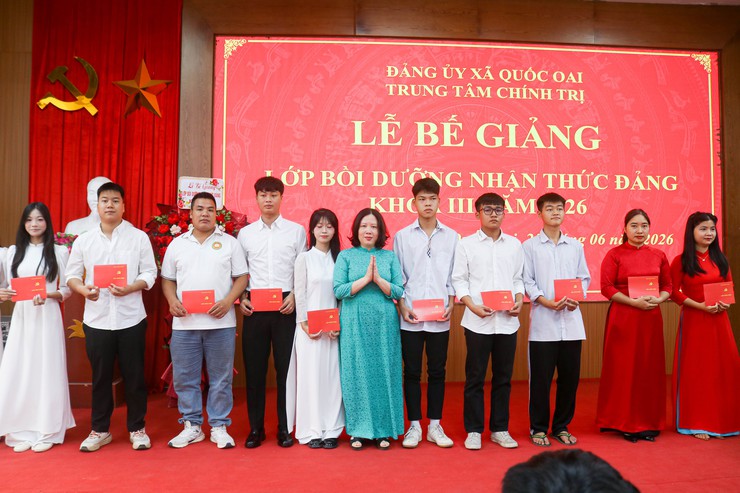 154 học viên được cấp chứng chỉ hoàn thành chương trình Bồi dưỡng nhận thức về Đảng khóa III năm 2026- Ảnh 8.