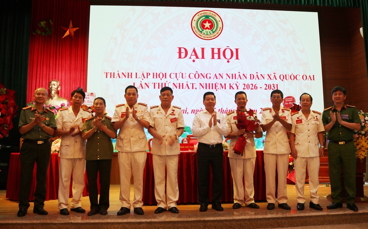 ĐẠI HỘI THÀNH LẬP HỘI CỰU CÔNG AN NHÂN DÂN XÃ QUỐC OAI LẦN THỨ NHẤT, NHIỆM KỲ 2026 – 2031- Ảnh 10.