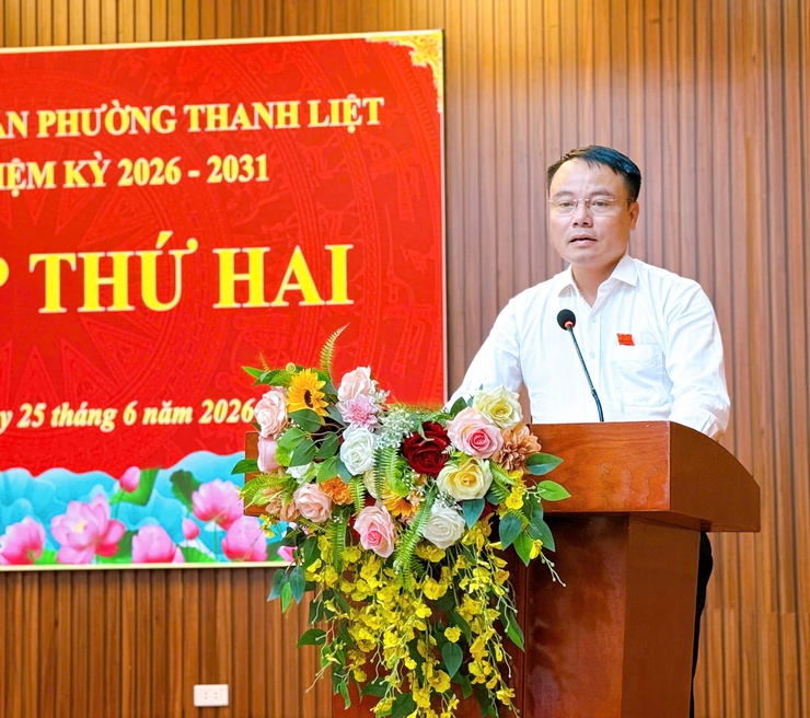 Kỳ họp thứ Hai HĐND phường Thanh Liệt khóa II thông qua nhiều nghị quyết quan trọng- Ảnh 10.