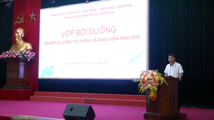 Bồi dưỡng nghiệp vụ công tác Đảng và đảng viên năm 2026- Ảnh 1.