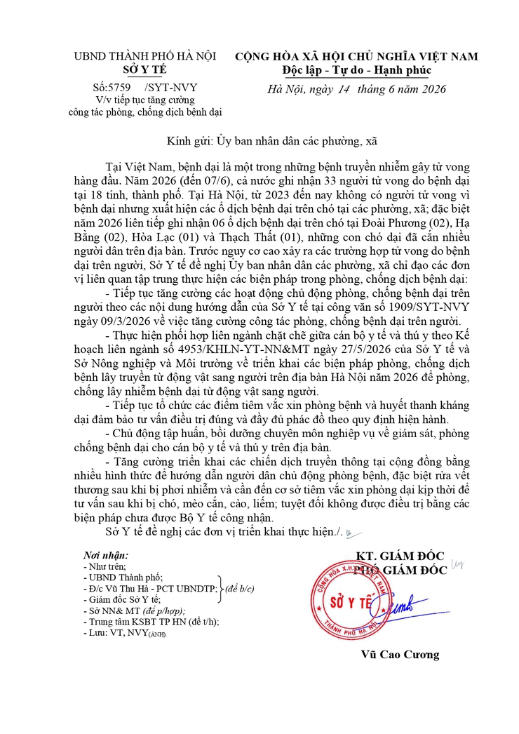 Tăng cường phòng, chống bệnh dại: Chủ động bảo vệ sức khỏe cộng đồng- Ảnh 1.