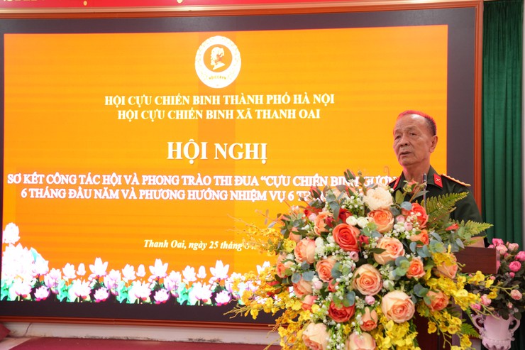 Hội CCB xã sơ kết công tác Hội và phong trào thi đua "CCB gương mẫu" 6 tháng đầu năm 2026- Ảnh 3.