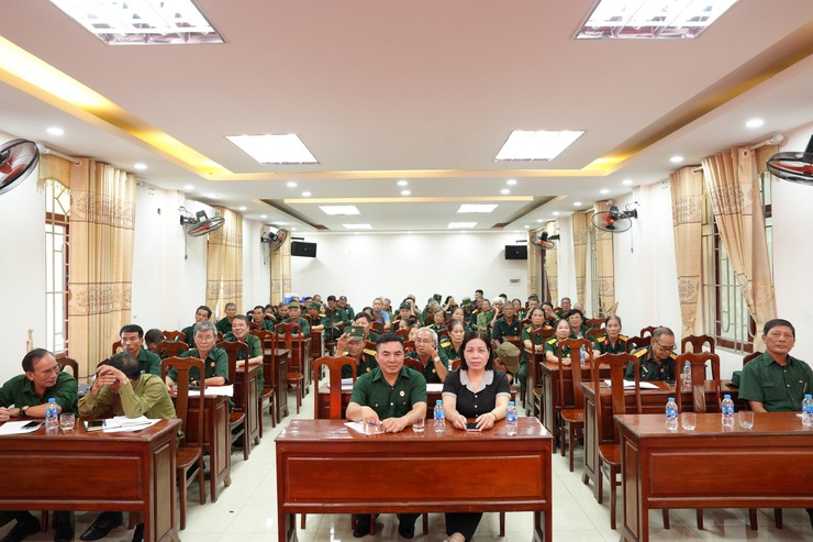 Hội CCB xã sơ kết công tác Hội và phong trào thi đua "CCB gương mẫu" 6 tháng đầu năm 2026- Ảnh 1.