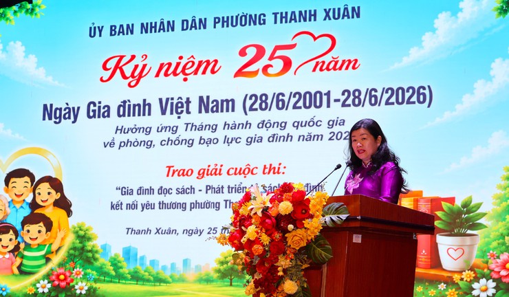 Thanh Xuân kỷ niệm 25 năm Ngày Gia đình Việt Nam và lan tỏa văn hóa đọc trong mỗi mái ấm- Ảnh 5.