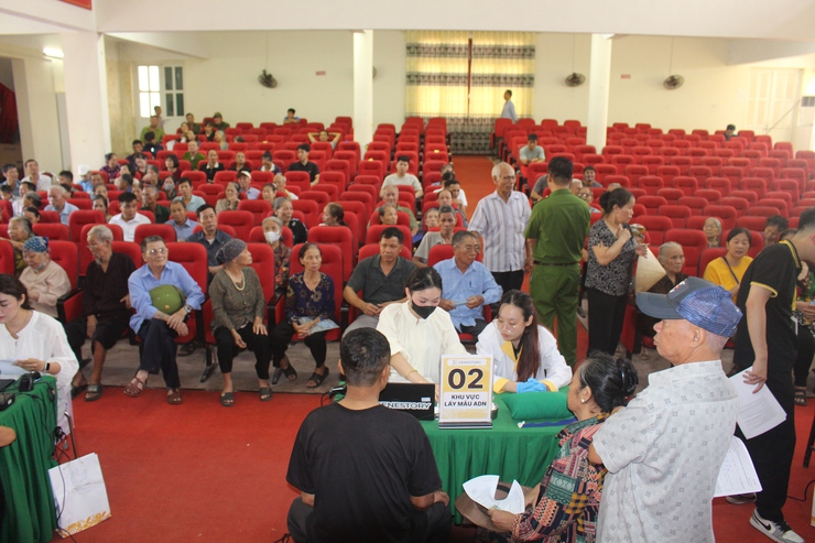 Phú Xuyên: triển khai đợt cao điểm thu nhận mẫu AND thân nhân liệt sĩ chưa xác định danh tính- Ảnh 3.
