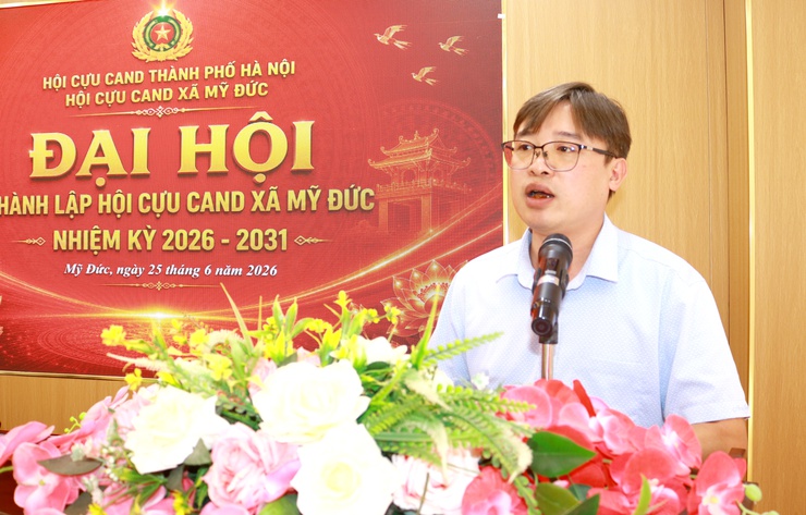 ĐẠI HỘI THÀNH LẬP HỘI CỰU CÔNG AN NHÂN DÂN XÃ MỸ ĐỨC NHIỆM KỲ 2026 - 2031- Ảnh 10.