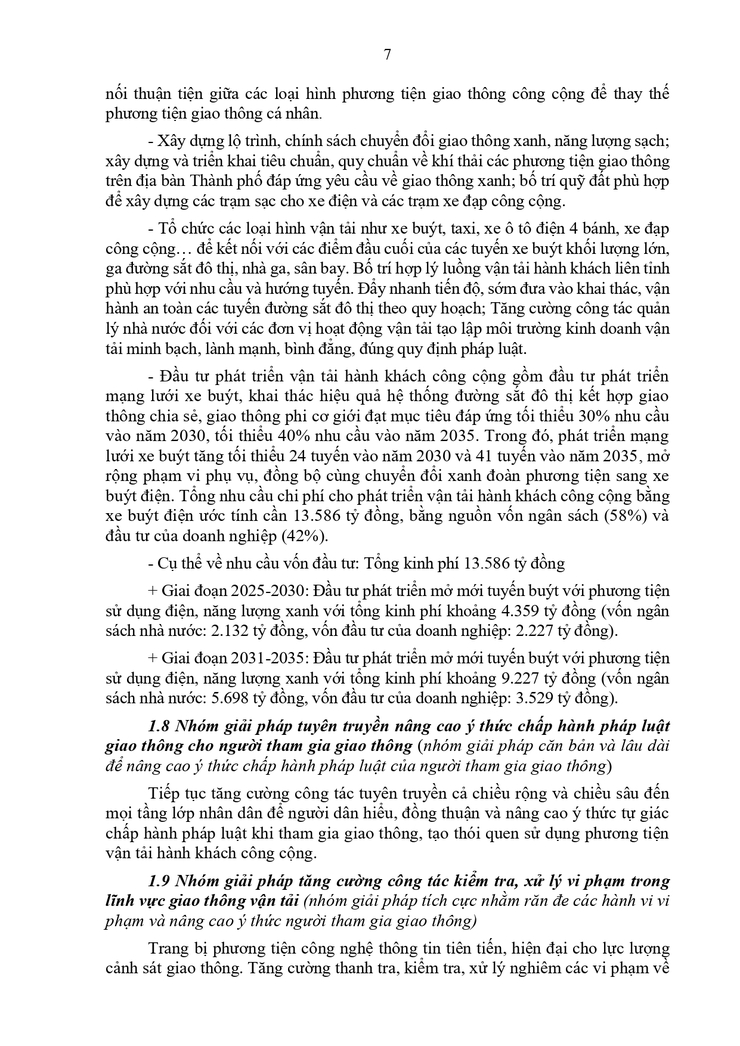 Hà Nội triển khai nhiều giải pháp đồng bộ nhằm giảm thiểu ùn tắc giao thông giai đoạn 2026 – 2030- Ảnh 7.