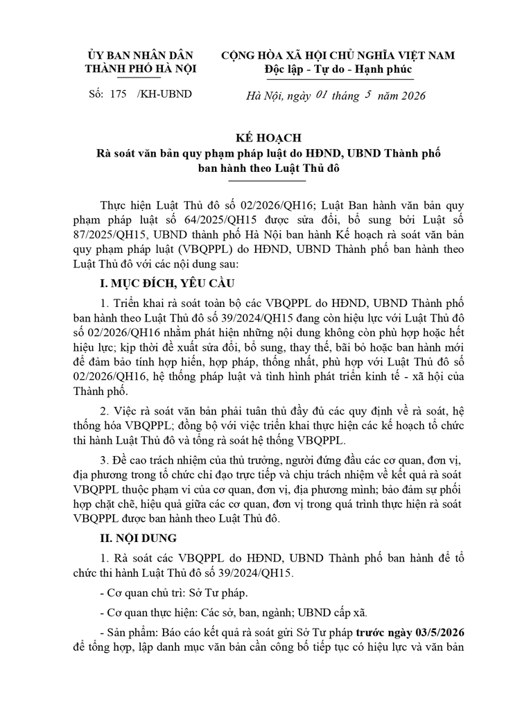 Phường Hồng Hà triển khai rà soát văn bản quy phạm pháp luật theo Luật Thủ đô- Ảnh 1.