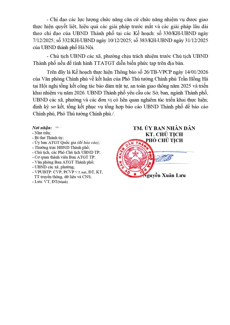 Phường Hồng Hà tăng cường thực hiện các giải pháp bảo đảm trật tự, an toàn giao thông năm 2026- Ảnh 8.
