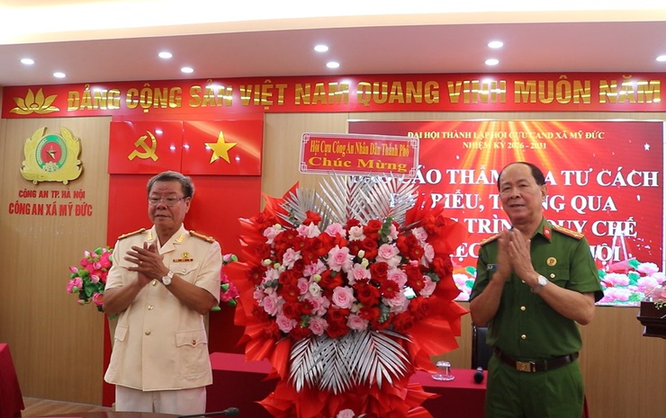 ĐẠI HỘI THÀNH LẬP HỘI CỰU CÔNG AN NHÂN DÂN XÃ MỸ ĐỨC NHIỆM KỲ 2026 - 2031- Ảnh 1.