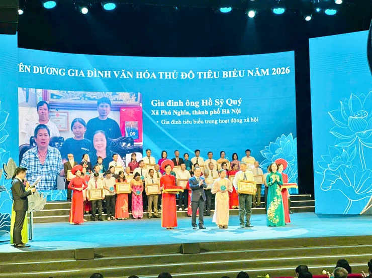 Phú Nghĩa có 01 hộ gia đình được biểu dương “Gia đình văn hóa tiêu biểu Thủ đô” năm 2026- Ảnh 1.
