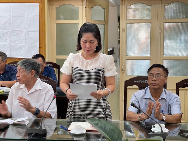 Ủy ban MTTQ Việt Nam phường Thanh Xuân tổ chức Hội nghị phản biện xã hội đối với Dự thảo Đề án sắp xếp tổ dân phố trên địa bàn phường- Ảnh 4.