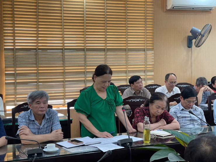 Ủy ban MTTQ Việt Nam phường Thanh Xuân tổ chức Hội nghị phản biện xã hội đối với Dự thảo Đề án sắp xếp tổ dân phố trên địa bàn phường- Ảnh 3.