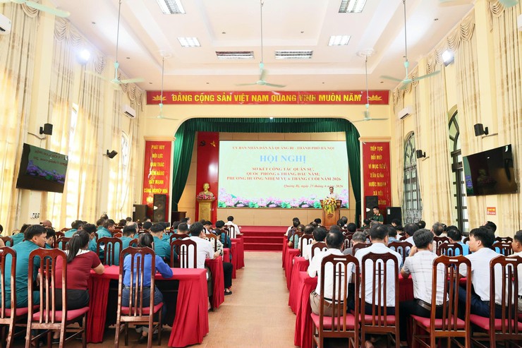 UBND xã Quảng Bị sơ kết công tác quân sự, quốc phòng 6 tháng đầu năm 2026- Ảnh 3.